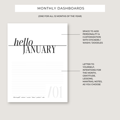 Printable Planning Bundle: 37 Unique Templates & Worksheets