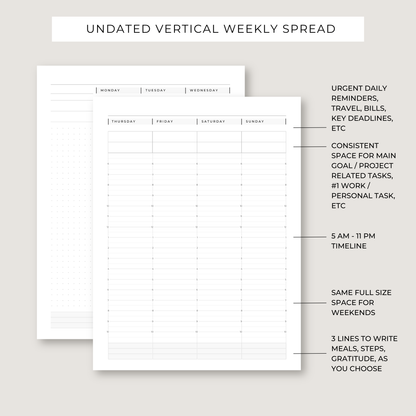 Printable Planning Bundle: 37 Unique Templates & Worksheets