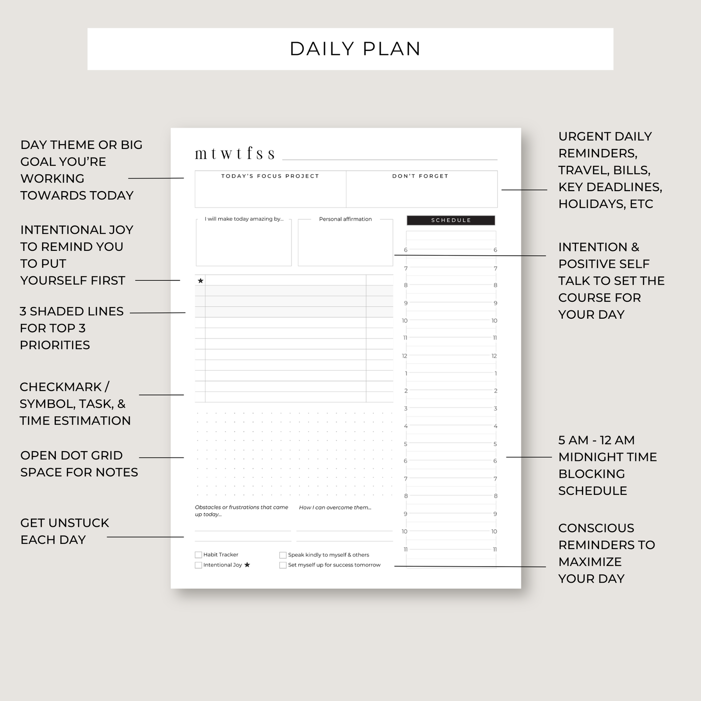 Printable Planning Bundle: 37 Unique Templates & Worksheets
