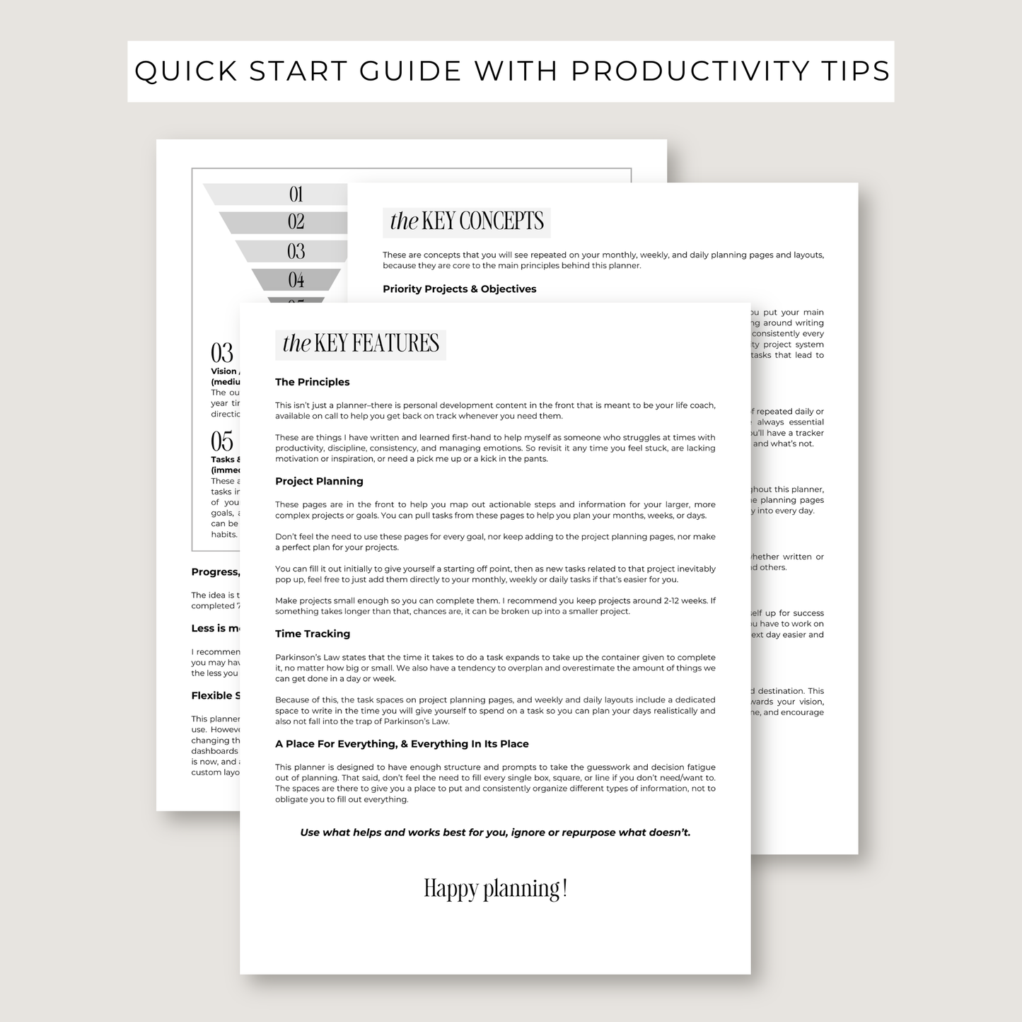 Printable Planning Bundle: 37 Unique Templates & Worksheets