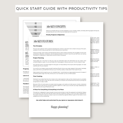 Printable Planning Bundle: 37 Unique Templates & Worksheets