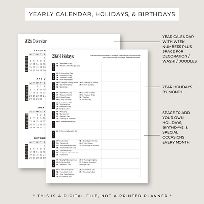 Destiny By Design Dated 2026 Planner (PRINTABLE)