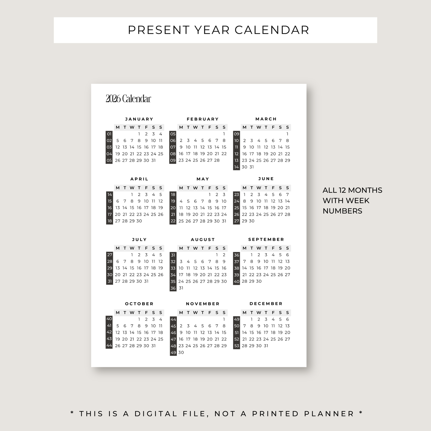 Printable Planning Bundle: 37 Unique Templates & Worksheets