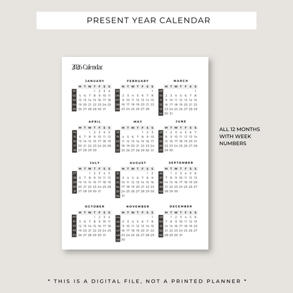 Printable Planning Bundle: 37 Unique Templates & Worksheets