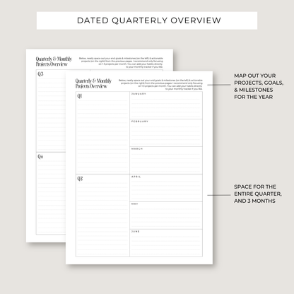 Printable Planning Bundle: 37 Unique Templates & Worksheets