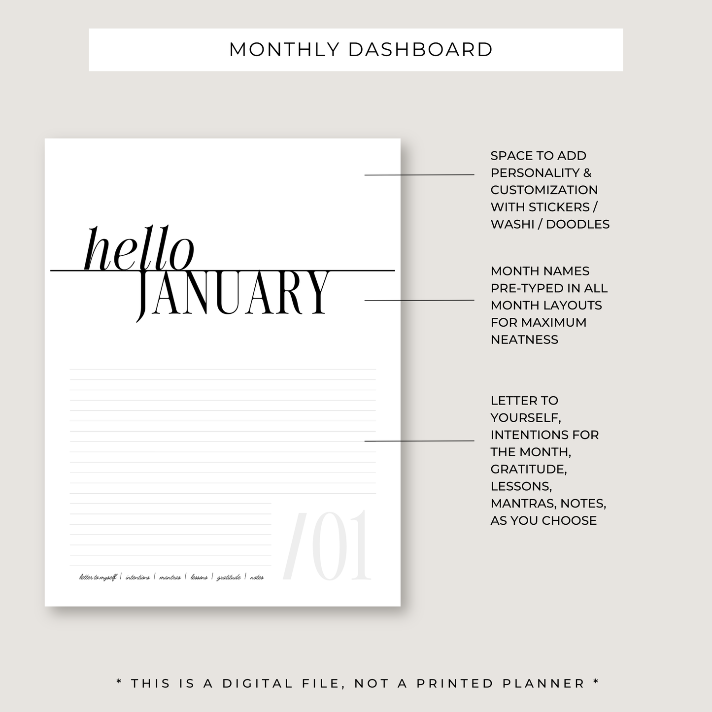 Progress Playbook: 1 Year Goal Planner (PRINTABLE)