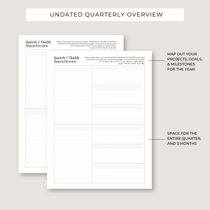 Printable Planning Bundle: 37 Unique Templates & Worksheets