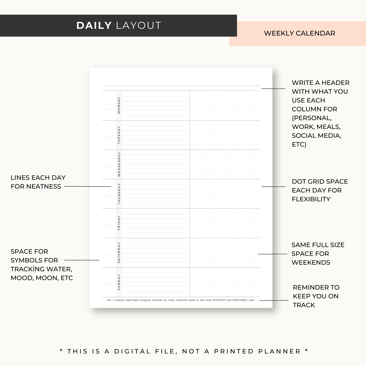 Destiny By Design Undated Planner (PRINTABLE)