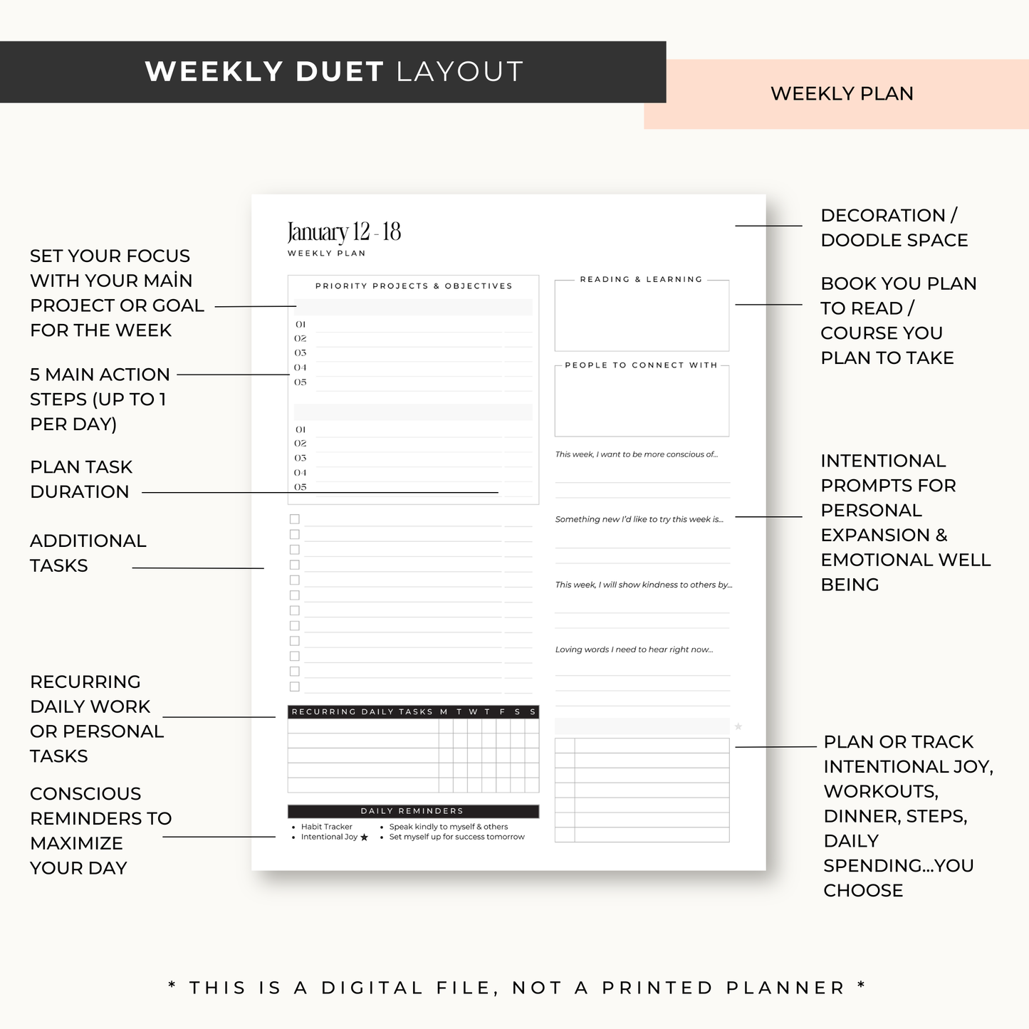 Destiny By Design Dated 2026 Planner (PRINTABLE)