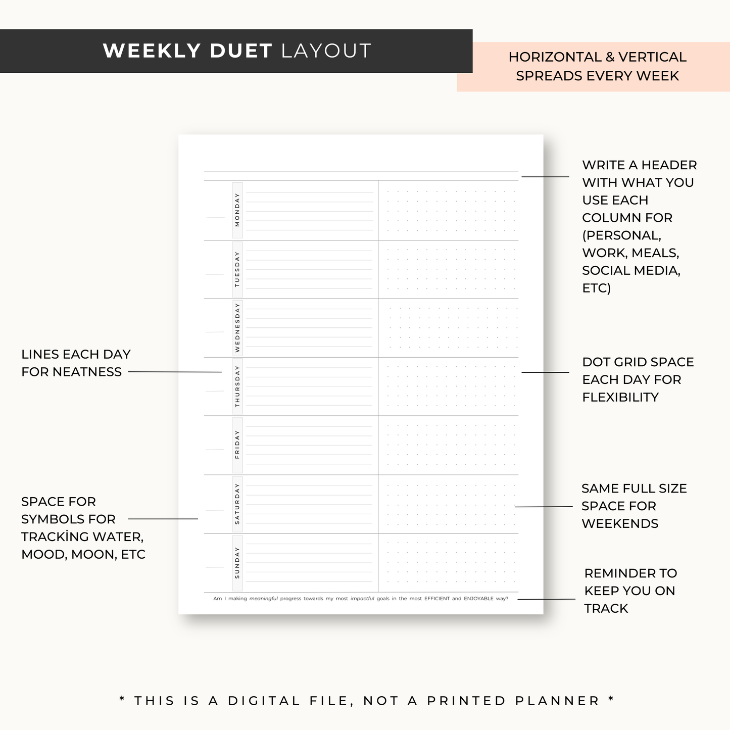 Destiny By Design Undated Planner (PRINTABLE)