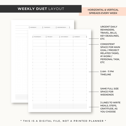 Destiny By Design Undated Planner (PRINTABLE)