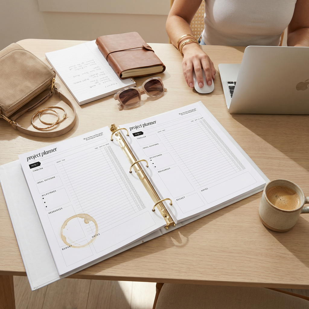 Printable Planning Bundle: 37 Unique Templates & Worksheets