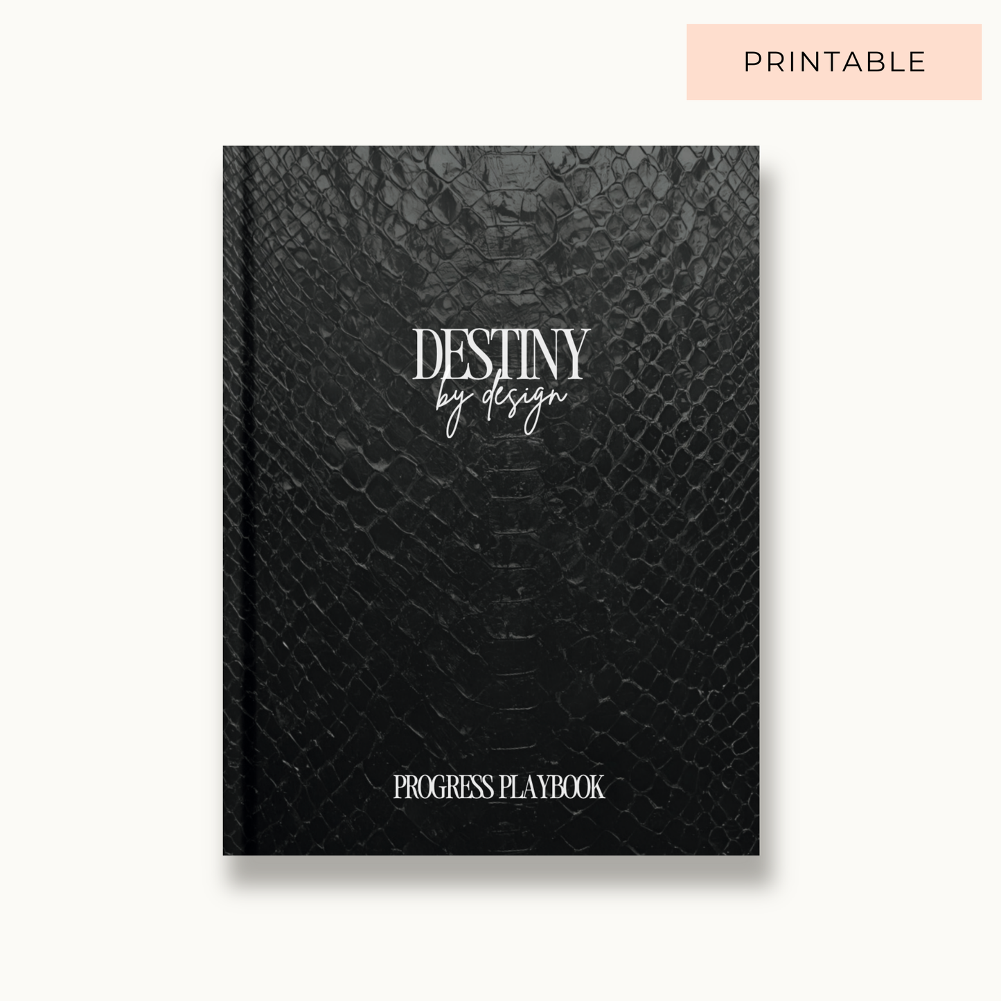 Progress Playbook: 1 Year Goal Planner (PRINTABLE)