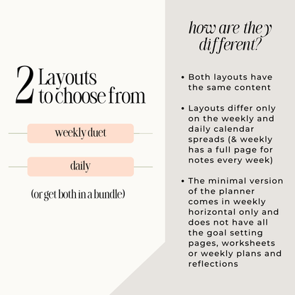 Destiny By Design Undated Planner (PRINTABLE)